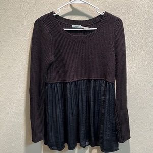 Kimchi Blue Babydoll Black Sweater